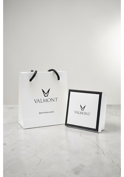 Valmont Accessories Çelik Kelepçe Kadın Bilezik Altın Renk Modern Dokulu Şık Tasarım