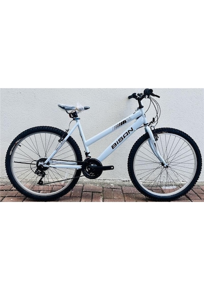 Bisan Sentıero Kadın Dağ Bisikleti 46cm V 26 Jant 21 Vites Buz Mavi Siyah Mavi