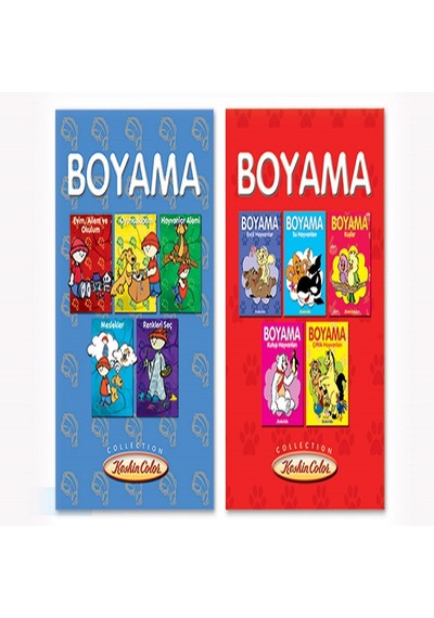 Keskin Color Boyama Kitap 20x28 Ciltli Karışık