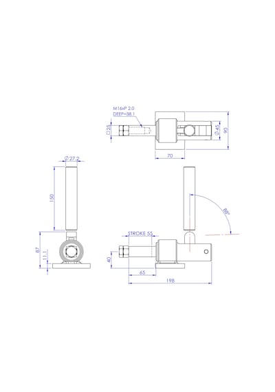 Goodhand Gh-30609m İtmeli Çekmeli Geçiş Kelepçesi 2273 Kg Kapas