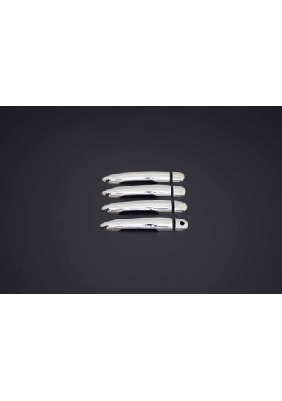Renault Clio 3 Hb Uyumlu Kapı Kolu 4 Parça 2006-2011 Paslanmaz Krom