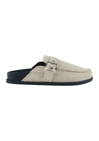Tommy Hilfiger Comfort Suede Kadın Bej Terlik En0en03038-aes Krem