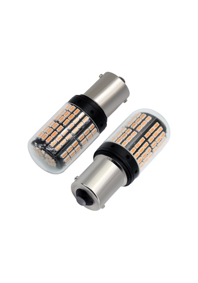 Turuncu Led P21w 93 Ampul 144 Led 12v 2 Adet