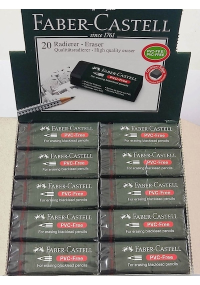 Silgi-faber-castell Büyük Boy Siyah Silgi-5 Adet