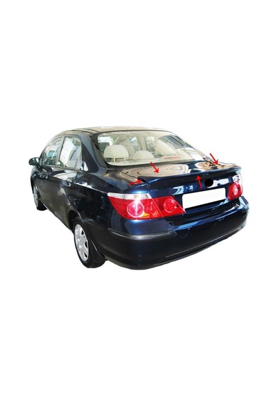 Honda City 4 Spoiler Bagaj Gt Fiber 2002 2007