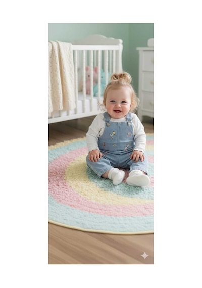 Baby Buu Laura Baby Kız Bebek/çocuk Çiçekli Salopet Tulum Mavi Mavi