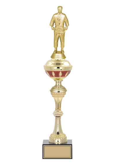 Odak Kupa - Figürlü Kupalar - Judo / Karate Figürlü Kupalar Fg-064 B - 48 Cm Altın - Beyaz