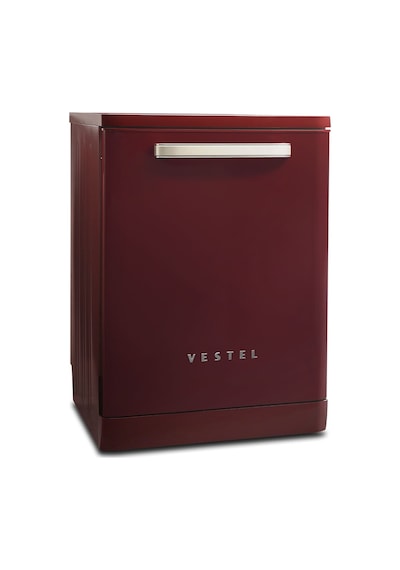 Vestel BM 5001 Retro 5 Programlı 12 Kişilik Bulaşık Makinesi Bordo