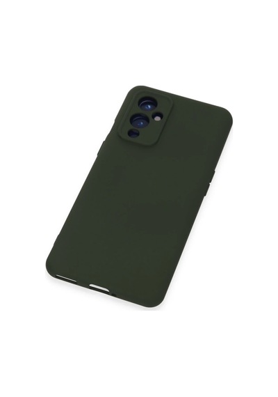 One Plus 9 Kılıf Nano İçi Kadife Silikon - Koyu Yeşil 0.2M-Çok Renkli