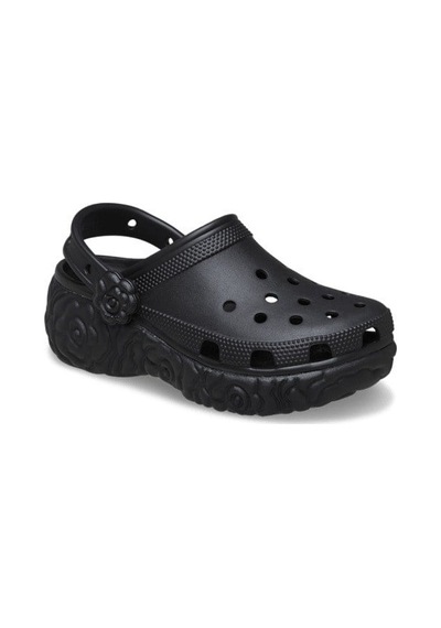Crocs Classic Platform Bloom Clog Kadın Terlik-33919 siyah