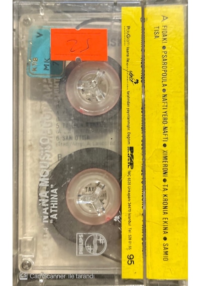 Plak Değildir Kaset Tir Nana Mouskouri Athina Kaset