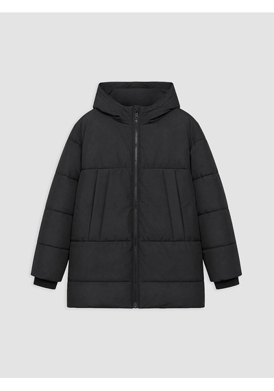 LC Waikiki Lcw Kids Siyah Su İtici Erkek Çocuk Şişme Mont New Black