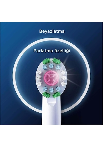 Oral-B Pro 3D White X-Filament Diş Fırçası Başlığı 2'li