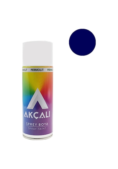 Akçalı Tampon Sprey Boya 400 Ml/ Lacivert Ral 5002 000 Parlak Vernik
