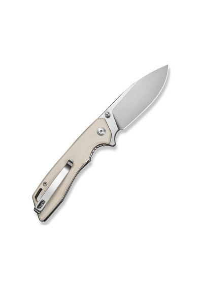 Sencut Stratex Ivory G10 Handle Satin Finished 9cr18mov Blade Kamp Çakı Krem