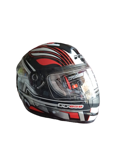 Rs1 Fuulface Kask Kırmızı - Siyah