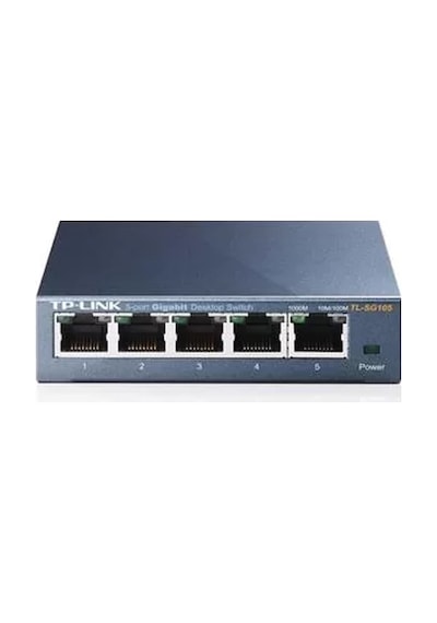 Tp-lınk Tl-sg105 5 Port Gıgabıt Metal Kasa Swıtch