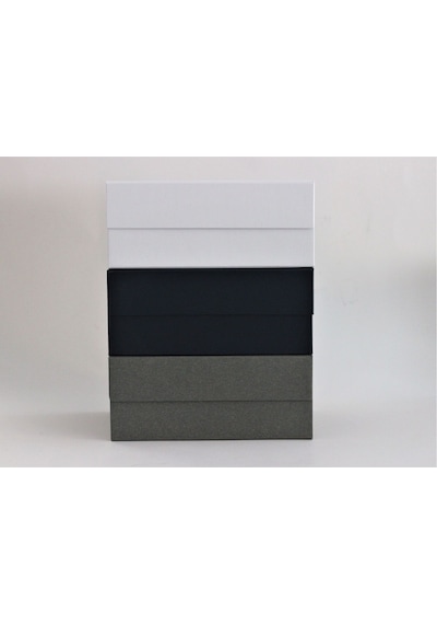 Hediye Kutusu Boş Mıknatıslı Kapak Lacivert 22X17X9.5Cm Hij Lacivert