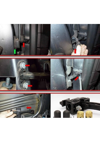 Mini Cooper Kapı Gergi (Limitör) Tamir Kiti R50 R52 R53 R55 R56 2 Kapı Set