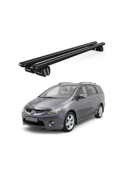 Pençe Mitsubishi Grandis 2003-2011 Uyumlu Siyah Ara Atkı Port Bagaj Tavan Barı
