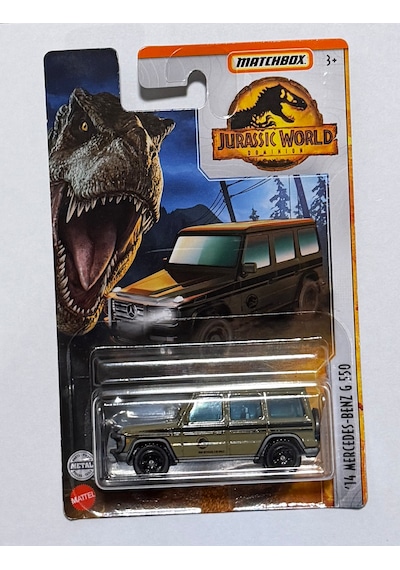 Matchbox Jurassıc World 14 Mercedes-benz G 550 - Fmw90 Hbg98 Bej - Kahverengi