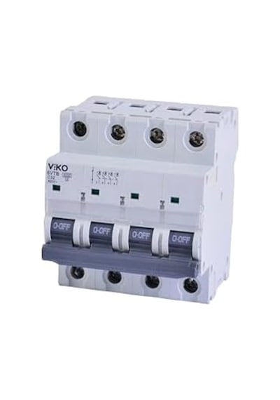 6vtb-4c32 Otomatik Sigorta 6ka C Tipi 4 Kutup 32a