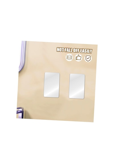 Kyrotech 2 Adet Kendinden Yapışkanlı Akrilik Pleksi Ayna, Esnek Dekoratif Sticker Duvar Aynası, Kırılmaz, Hafif, Kolay Montajlı Modern Süsleme, Ev, Ofis, Banyo Ve Çocuk Odası İçin Gümüş, 5x10 Cm Kyrotech 2 Adet Kendinden Yapışkanlı Akrilik Pleksi Ayna, Esnek Dekoratif Sticker Duvar Aynası, Kırılmaz, Hafif, Kolay Montajlı Modern Süsleme, Ev, Ofis, Banyo Ve Çocuk Odası İçin Gümüş, 5x10 Cm