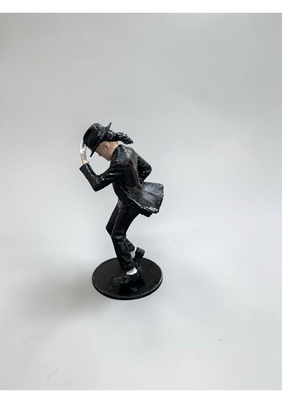 Michael Jackson Billie Jean Moonwalk Dans Pozu Dekoratif Koleksiyon Figürü 10 Cm
