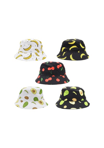 Kadın Trend Desenli Bucket Şapka