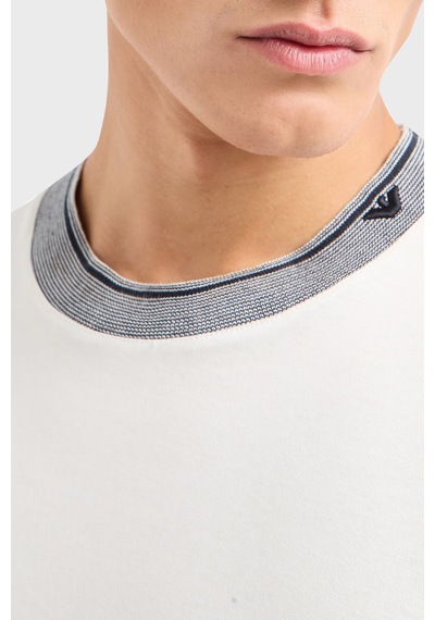 Emporio Armani Erkek T Shirt Em000853 Af12926 U0003 Beyaz Beyaz