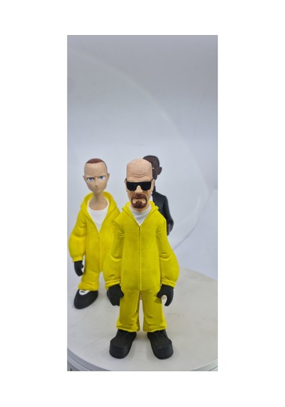 Breaking Bad 3 Lü Figür Set 20 Cm Walter White Jesse Pinkman Gustavo Fring