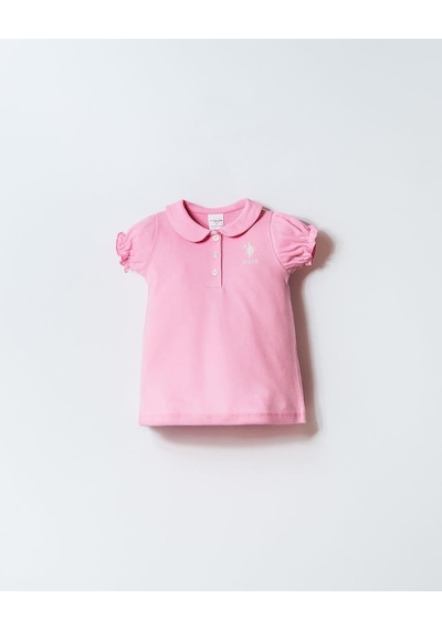 U.S. Polo Assn. U.s. Polo Assn Kız Bebek Elbise Pembe-2357 Pembe