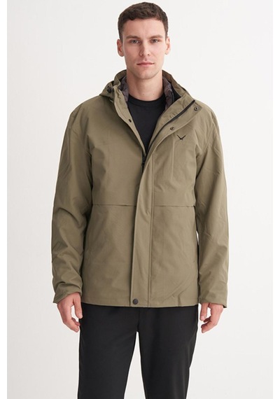 Cazador 13295 Erkek Waterproof Kaban Haki