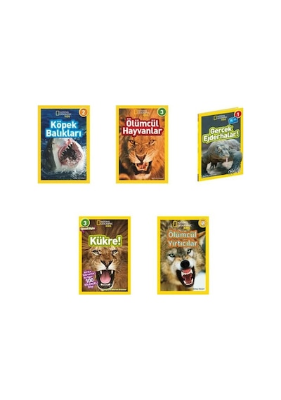 National Geographic Kids Ölümcül Hayvanlar Seti - 5 Kitap Takım - Melissa Stewart - Beta Kids