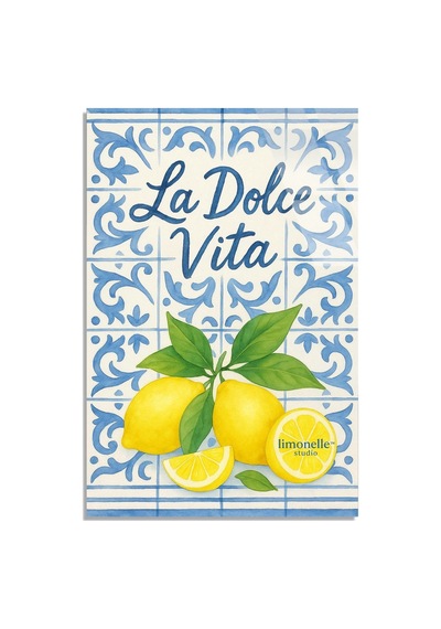 La Dolce Vita Limon Cini - Cam Tablo - Deg1616 60 X 90 Cm