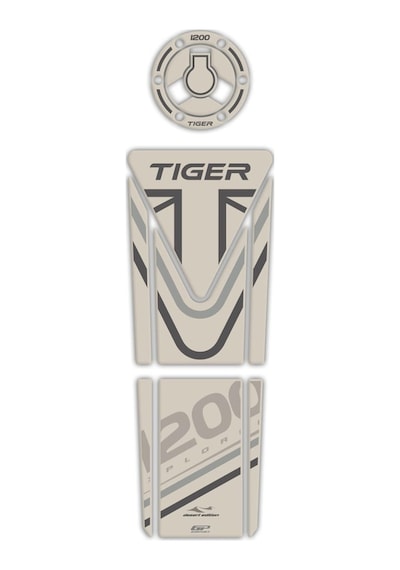 GP Kompozit  Triumph Tiger 1200 2014-2016 Uyumlu Tank Pad Seti Kum