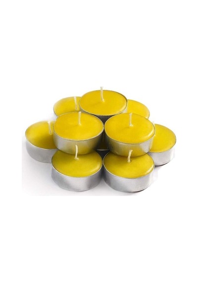 Sarı Renkli Tealight Mum 10 Adet