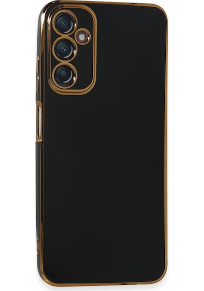Samsung Galaxy Uyumlu , A05s Kılıf Volet Silikon - Siyah