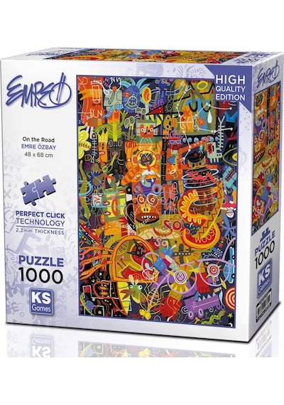Ks Games 1000 Parça On The Road Puzzle - Emre Özbay