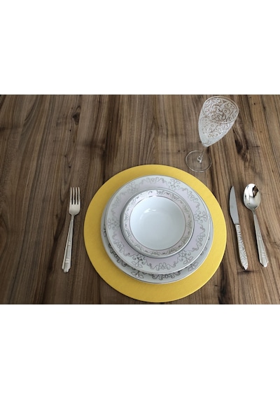 Sarı Supla 33 Cm 6 Adet Mdf Dahil Çok Renkli
