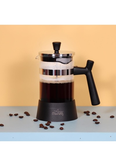 600 Ml French Press, Borosilikat Cam Kahve Ve Bitki Çayı Demleme Ff084 Diğer