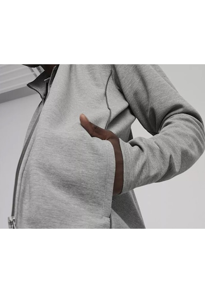 Puma Teamfinal Casuals Hooded Erkek Futbol Ceketi 65852833 Gri 65852833