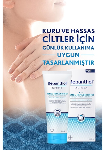 Bepanthol Derma Temel Nemlendirici Günlük Vücut Losyonu