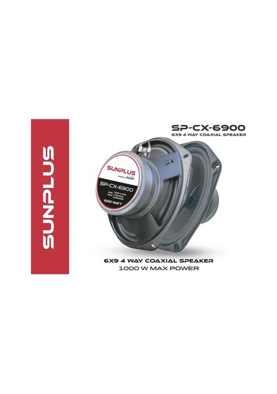 Sunpuluscx-6900 6x9 4 Yollu Koaksiyel Hoparlör 2 Adet / Takım