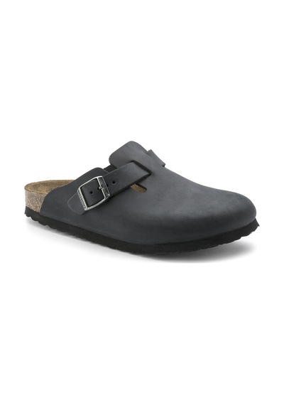 Terlik Erkek 059463 Birkenstock Boston Leoı Black Siyah