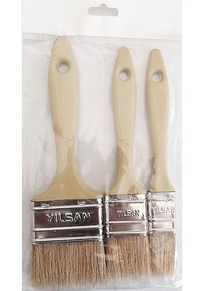 Makroyapimarket Yilsan 3 Lü Boya Firça Seti Kestirme Firça 1 Set