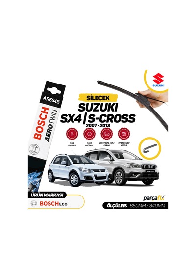 Suzuki Sx4 S-Cross Bosch Aerotwin Ar654S Silecek 2007-2013