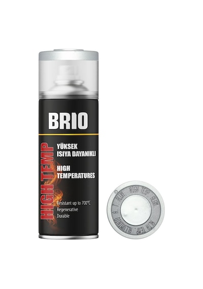 Brio Sprey Boya Gri Yüksek Isıya Dayanıklı Bh9007m 400 ML
