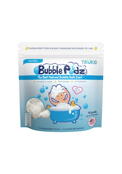 Trukid Bubble Podz Vanilla Scented Bubble Bath 10 Adet - Vanilya Kokulu Banyo Köpüğü
