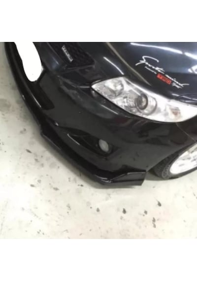 Toyota Corolla Uyumlu Uyumlu 2009-2014 Sarı Renkli Ön Lip 4 Prç P.siyah Abs